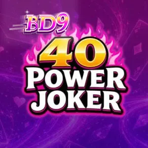 40 Power Joker স্লট গেমের উজ্জ্বল এবং রঙিন ইন্টারফেস